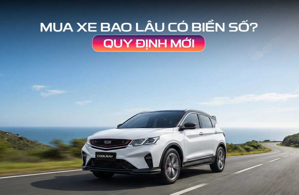 mua xe bao lâu có biển số